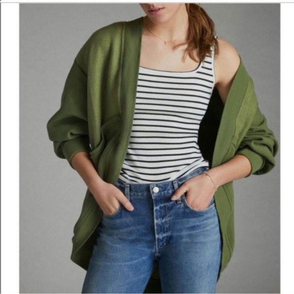 NWT Anthropologie eri + ali striped tank top - Picture 1 of 5